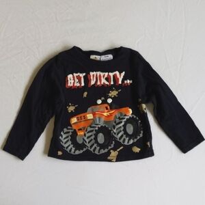 kindergear monster truck long sleeve shirt 12 months baby boy